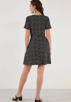 LELA Vestido Informal - Black , Mujer -LELA Tienda 01cae79cc65c4fc5bcd8d632e2ba232a