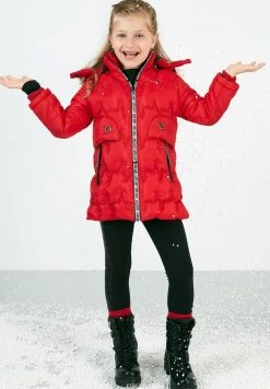 LELA Abrigo De Invierno - Red, Niños -LELA Tienda 01e9b8c8254f401a9e67d95c4b072056