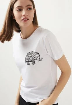 LELA Camiseta Estampada - White, Mujer -LELA Tienda 04efb1d6ecc147d0a19e92e29b3cad66
