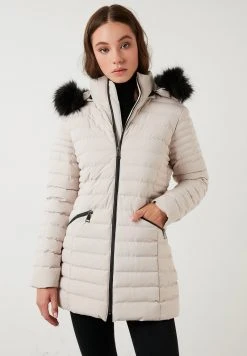 LELA KYLIE - Abrigo De Invierno - Ecru , Mujer