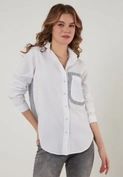 LELA REGULAR FIT - Camisa - White, Mujer -LELA Tienda 05e62a26a6de465d934dfcd91a99fd4d