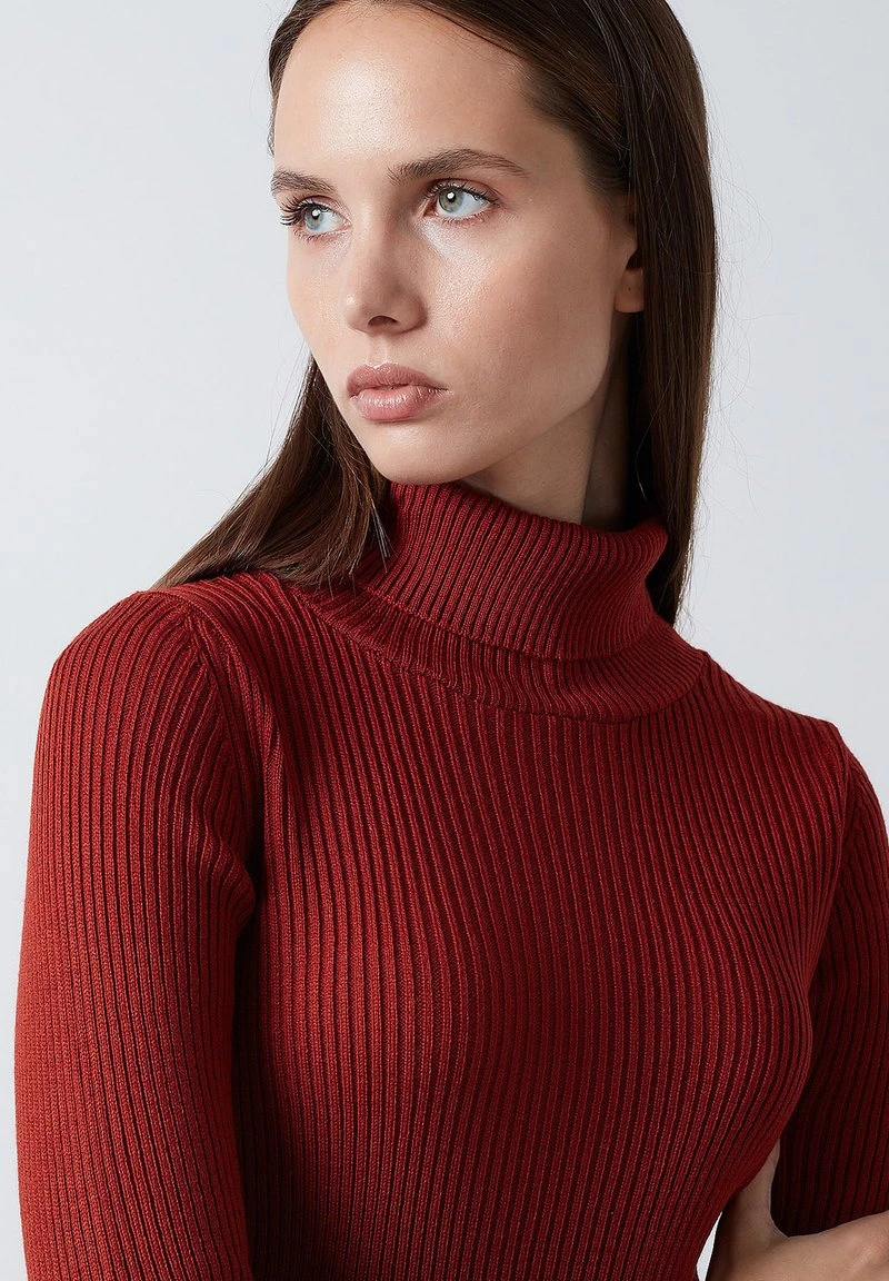 LELA Jersey De Punto - Brick Red, Mujer 4 LELA Jersey De Punto - Brick Red, Mujer - Imagen 4