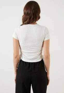 LELA SLEEVE BLOUSE - Camiseta Estampada - Ecru , Mujer -LELA Tienda 0811f0e22e7e4908894bb840b37c7ea0