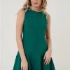 LELA Vestido Informal - Emerald Green, Mujer