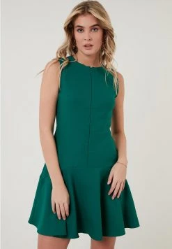 LELA Vestido Informal - Emerald Green, Mujer
