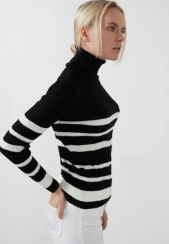 LELA Jersey De Punto - Black-ecru, Mujer -LELA Tienda 0bc7dd3b5c56406f95f7d2cad0d29dc9