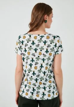 LELA Camiseta Estampada - Green , Mujer -LELA Tienda 0bed20e1e334425c93a4e6d27ccd17b2