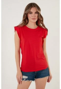 LELA Camiseta Básica - Red , Mujer
