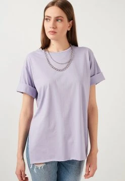 LELA Camiseta Básica - Lilac, Mujer