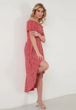 LELA Vestido Informal - Red , Mujer -LELA Tienda 0f88b96368f64be784ee4c1f025b5b80