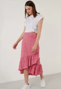 LELA REGULAR FIT - Falda Acampanada - Fuchsia , Mujer -LELA Tienda 104baee068e4434c8160a7aed65af476