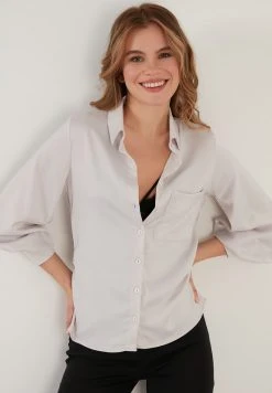 LELA Camisa - Ecru , Mujer -LELA Tienda 107686f658ed4808bb2123c049116bb7