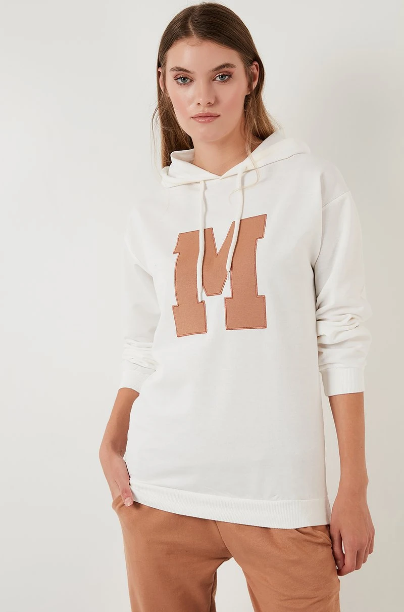 LELA HOODED PRINT TRACKSUIT - Chándal - Biscuit Color, Mujer 1 LELA HOODED PRINT TRACKSUIT - Chándal - Biscuit Color, Mujer