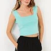 LELA Top - Mint , Mujer