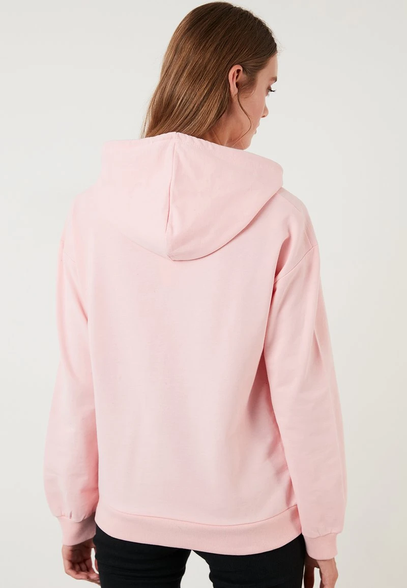 LELA Jersey Con Capucha - Powder Pink, Mujer 3 LELA Jersey Con Capucha - Powder Pink, Mujer - Imagen 3