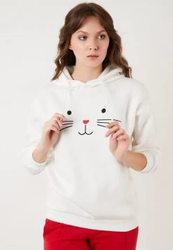 LELA Jersey Con Capucha - Ecru , Mujer -LELA Tienda 11d3bb90802641b6912fe014a55325bc