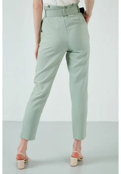 LELA HIGH WAISTED BELTED POCKET TROUSERS WOMEN'S TROUSERS - Pantalones - Mint , Mujer -LELA Tienda 130fd14d96474f168f1bf7045b3b3bc5