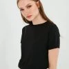 LELA Camiseta Estampada - Black , Mujer