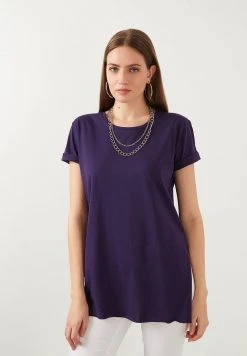 LELA Camiseta Básica - Purple, Mujer