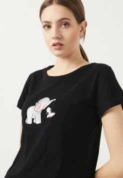 LELA Camiseta Estampada - Black, Mujer -LELA Tienda 16e6722e51154cbd90050645b37c25da