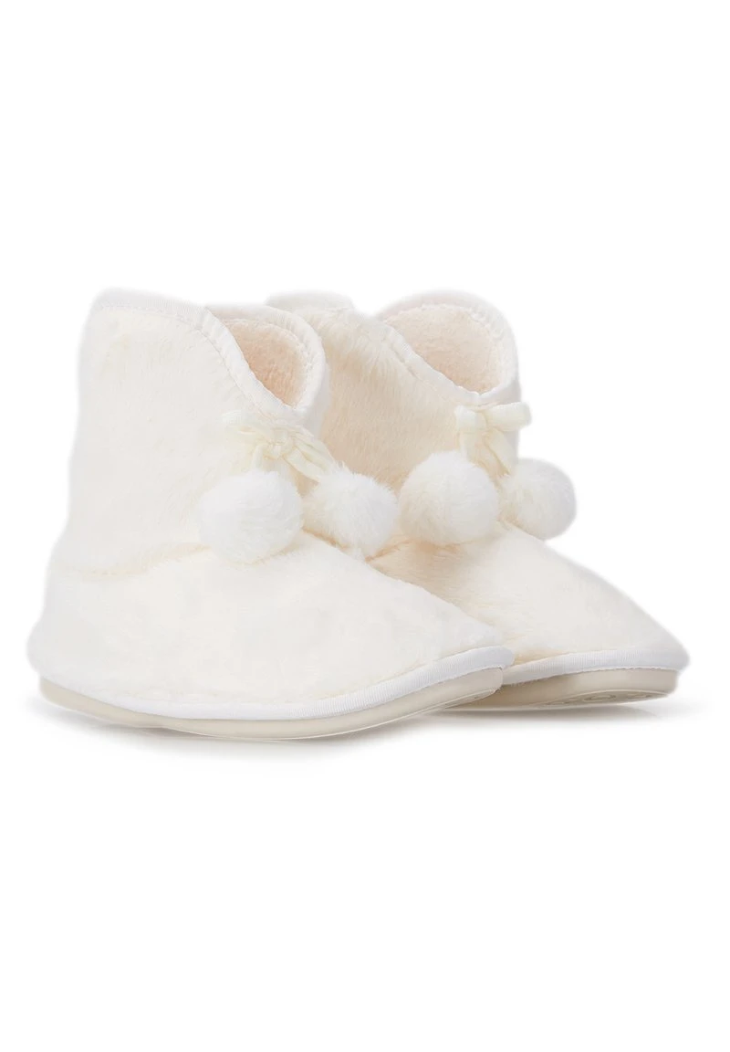 LELA POM-POM - Pantuflas - Ecru , Mujer 3 LELA POM-POM - Pantuflas - Ecru , Mujer - Imagen 3