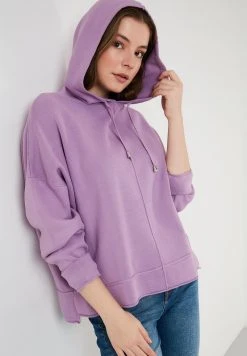 LELA HOODED OVERSIZED - Jersey De Punto - Lilac , Mujer 6 LELA HOODED OVERSIZED - Jersey De Punto - Lilac , Mujer -LELA Tienda 19a518d2d16c4f7f8355de7b066db3b1