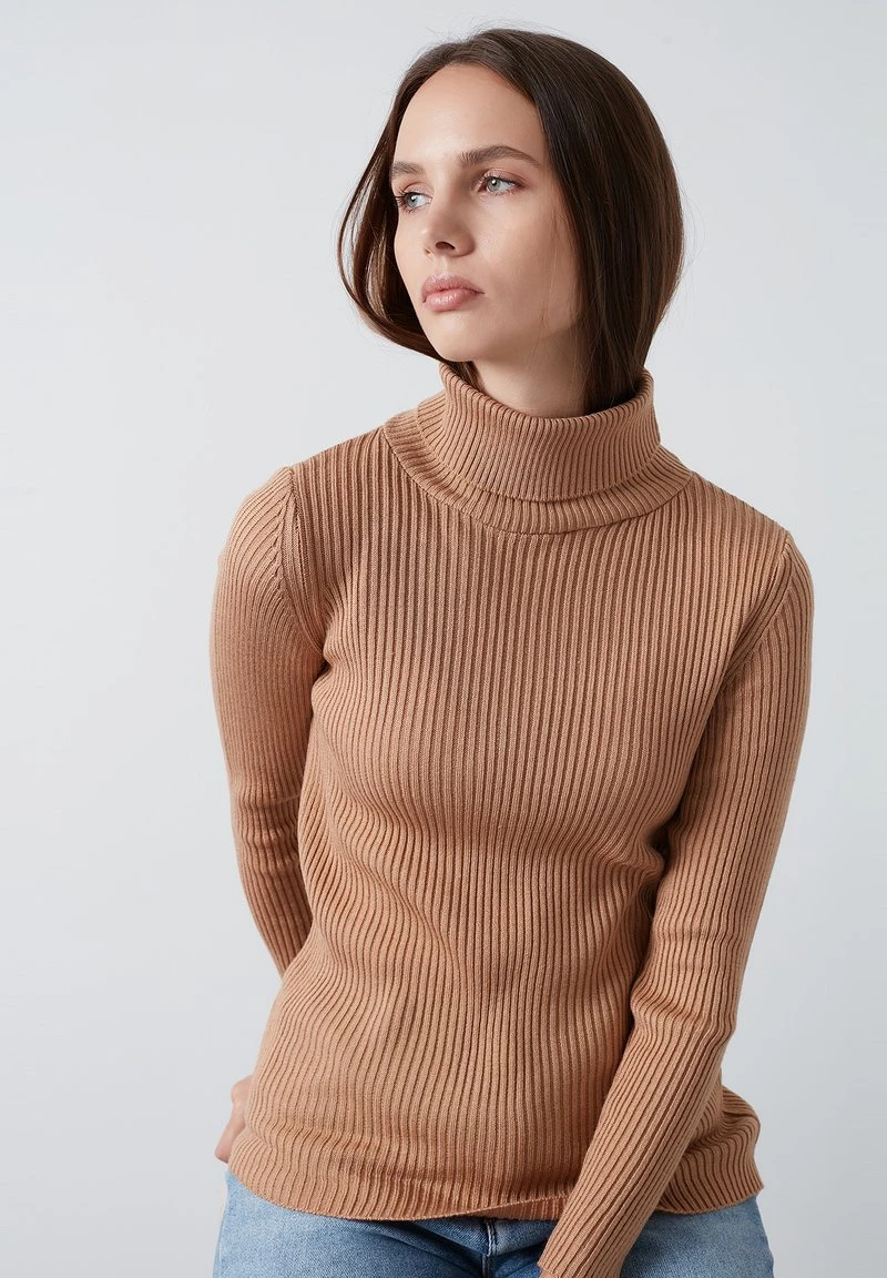 LELA Jersey De Punto - Camel , Mujer 1 LELA Jersey De Punto - Camel , Mujer