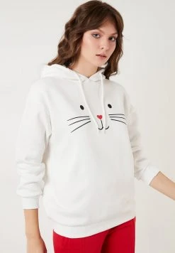 LELA Jersey Con Capucha - Ecru , Mujer -LELA Tienda 1e0bdd0018954d83a292523b4be9bd50