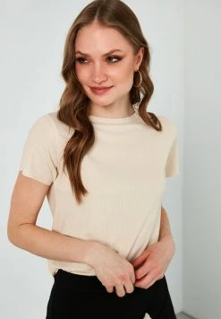 LELA Camiseta Estampada - Stone Colored , Mujer -LELA Tienda 1eb16f880e384bd080045ff3e07e0473