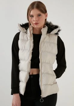 LELA Chaleco - Stone Colored , Mujer -LELA Tienda 1fd5d5575bbb41c7946145ef98d81100