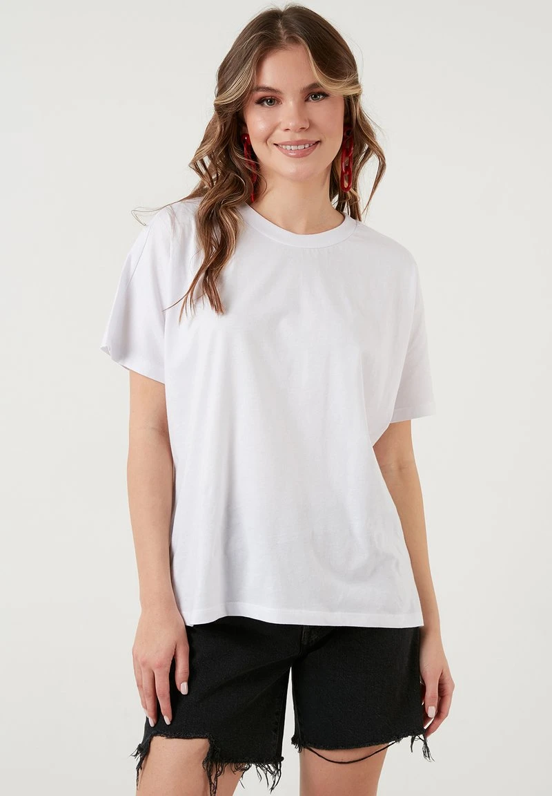 LELA Camiseta Básica - White, Mujer 1 LELA Camiseta Básica - White, Mujer