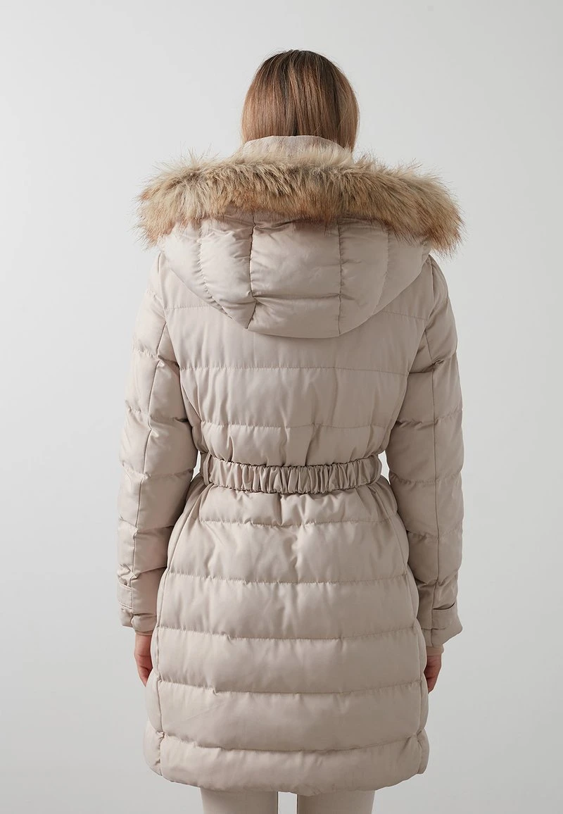 LELA Abrigo De Invierno - Ecru , Mujer 2 LELA Abrigo De Invierno - Ecru , Mujer - Imagen 2