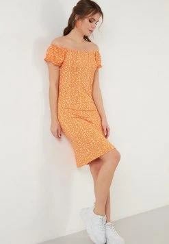 LELA Vestido De Tubo - Orange , Mujer -LELA Tienda 242cdce5090942e191b0532beb450e54