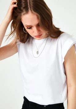 LELA Camiseta Básica - White , Mujer -LELA Tienda 24e2f9269ce74ed28a87053cb3825acf