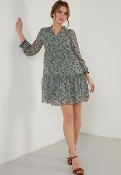 LELA LONG SLEEVE MINI - Vestido Informal - Mint, Mujer -LELA Tienda 257ad85358c74d3cb16309c18dc04f58
