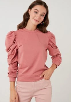LELA Sudadera - Dusty Rose Color, Mujer -LELA Tienda 266f737ce7184dff82bcb6c3342db0fd