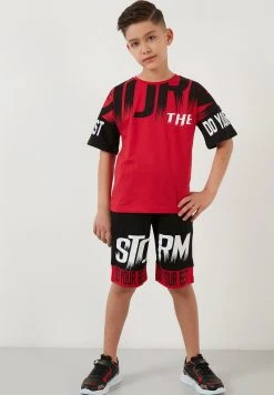 LELA REGULAR FIT - Shorts - Red , Niños