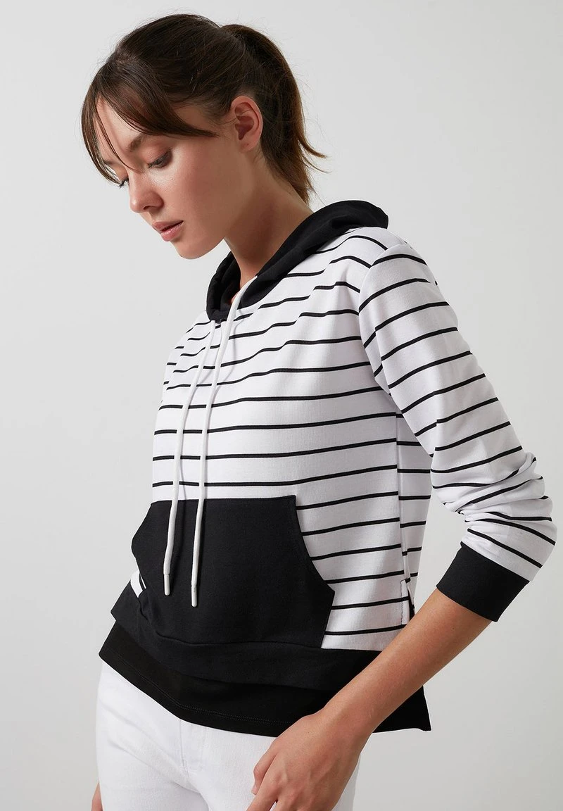 LELA Jersey Con Capucha - White , Mujer 3 LELA Jersey Con Capucha - White , Mujer - Imagen 3