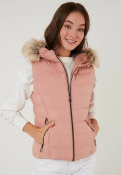 LELA GIA - Chaleco - Powder Pink , Mujer -LELA Tienda 2991af55d3ef4a718c8bb936f9704642