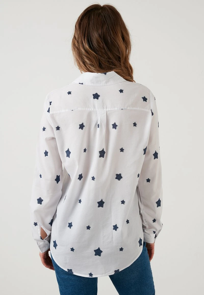 LELA REGULAR FIT - Camisa - White , Mujer 3 LELA REGULAR FIT - Camisa - White , Mujer - Imagen 3