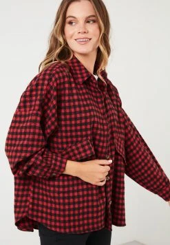 LELA Camisa - Red , Mujer -LELA Tienda 2b59da21698d4eb7aa6dc0d53decf06c