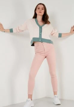 LELA Chaqueta De Punto - Sea Green, Mujer -LELA Tienda 2fd1e3a980bf403aae44f3ff7ac51709