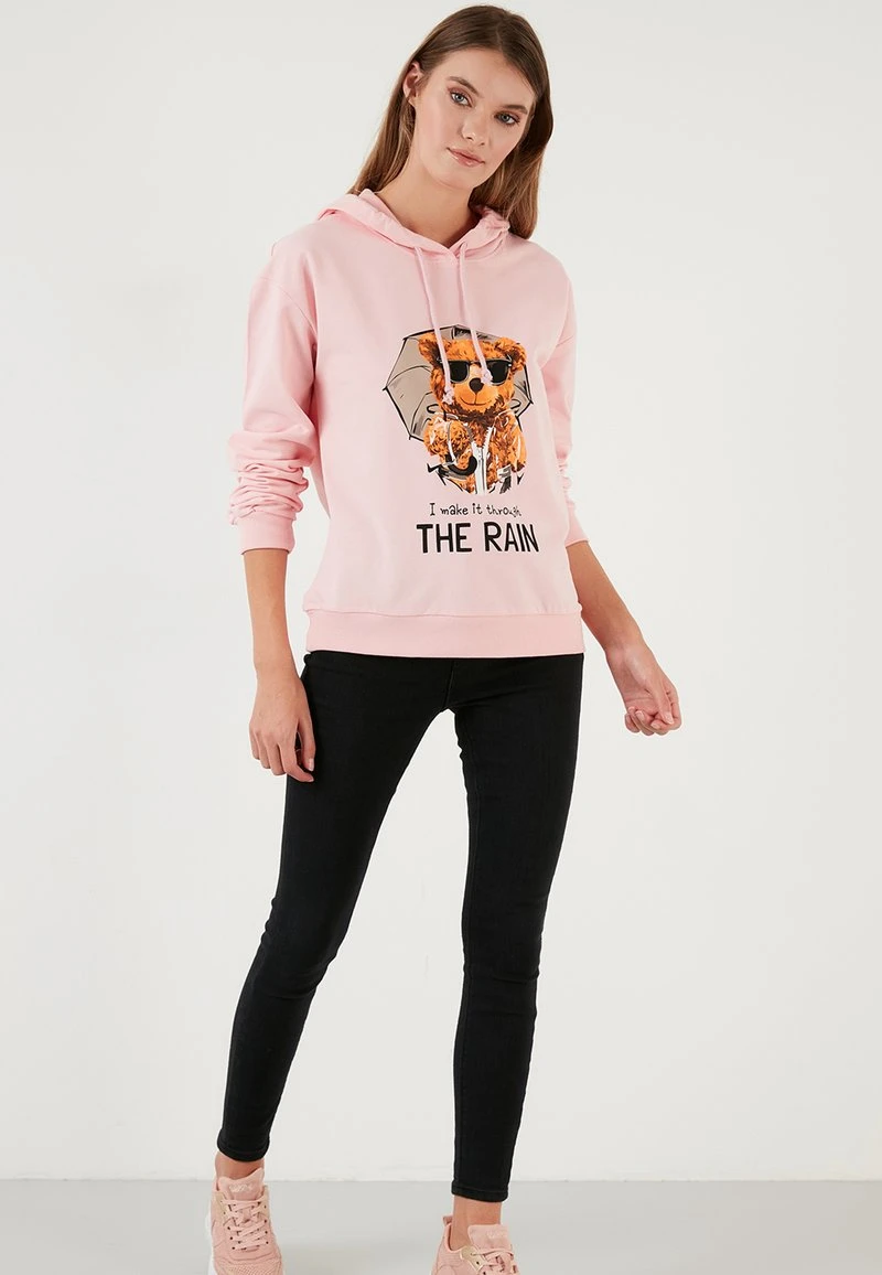 LELA Jersey Con Capucha - Powder Pink, Mujer 2 LELA Jersey Con Capucha - Powder Pink, Mujer - Imagen 2