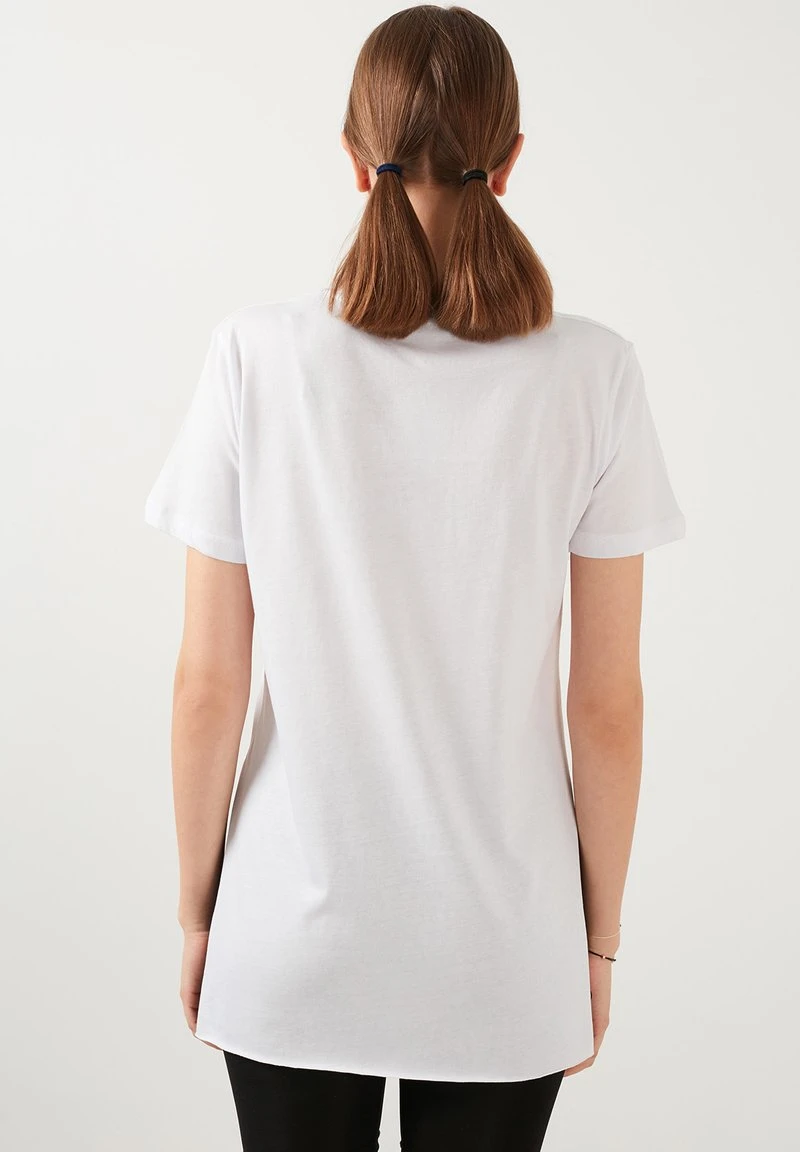LELA Camiseta Estampada - White , Mujer 2 LELA Camiseta Estampada - White , Mujer - Imagen 2