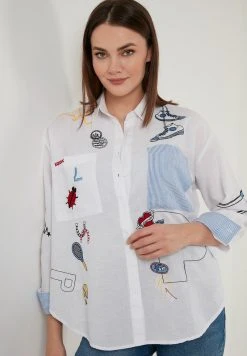 LELA REGULAR FIT - Camisa - White , Mujer 9 LELA REGULAR FIT - Camisa - White , Mujer -LELA Tienda 33ab89d73faa4241a763352fc15d50b1