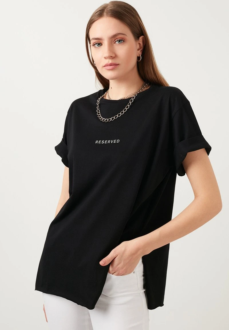 LELA Camiseta Estampada - Black , Mujer 2 LELA Camiseta Estampada - Black , Mujer - Imagen 2