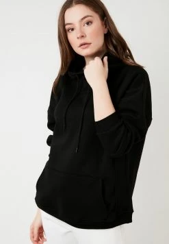 LELA KANGAROO POCKET - Jersey Con Capucha - Black , Mujer -LELA Tienda 36941af3e10e49cf8c9fb419efe01617