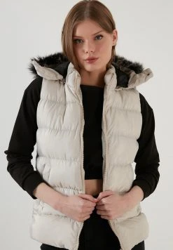 LELA Chaleco - Stone Colored , Mujer -LELA Tienda 3831cf9e625f4388bd74203784e9b0b5