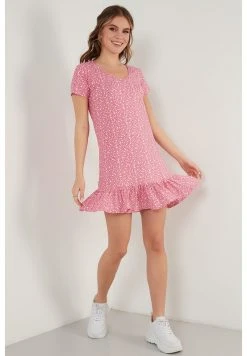 LELA Vestido Informal - Fuchsia , Mujer -LELA Tienda 39ab9c8f2fa043a5a2748ec44e58a600