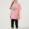 LELA REGULAR FIT T-SHIRT AND LEGGINGS - Leggings - Pink , Niños